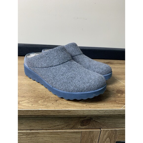 Dansko Lucie Wool Clog Slip On Slippers Shoes Grey Sz 8.5 9 / 39 Comfort READ - Picture 1 of 10